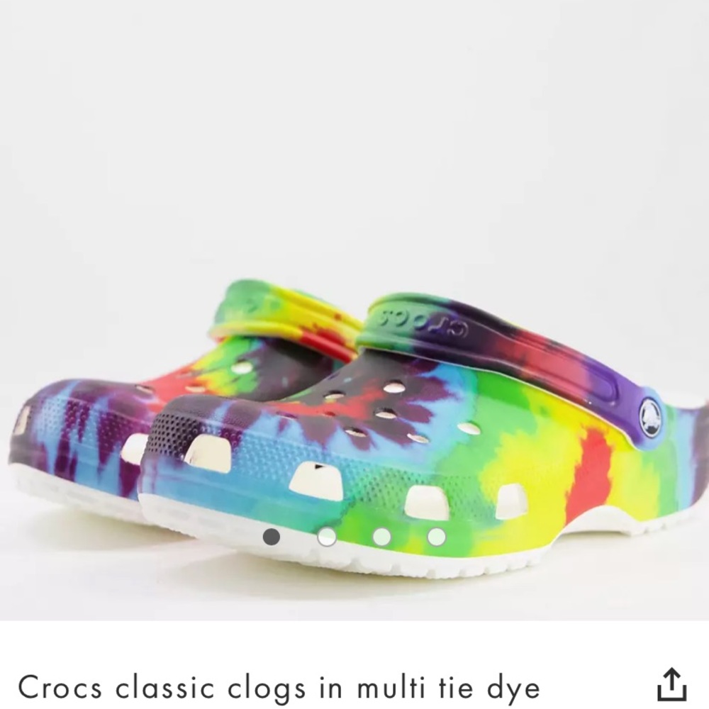 Crocs: Classic Clogs Multi-Tye dye